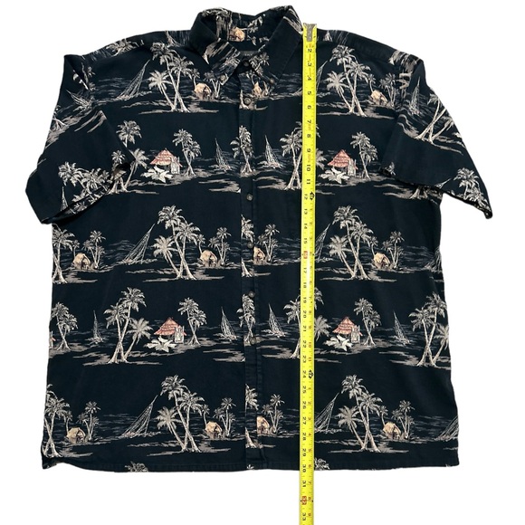 Knights Sportswear Men’s 100% Cotton Hawaiian Button Down Shirt Size 2X - Picture 6 of 6